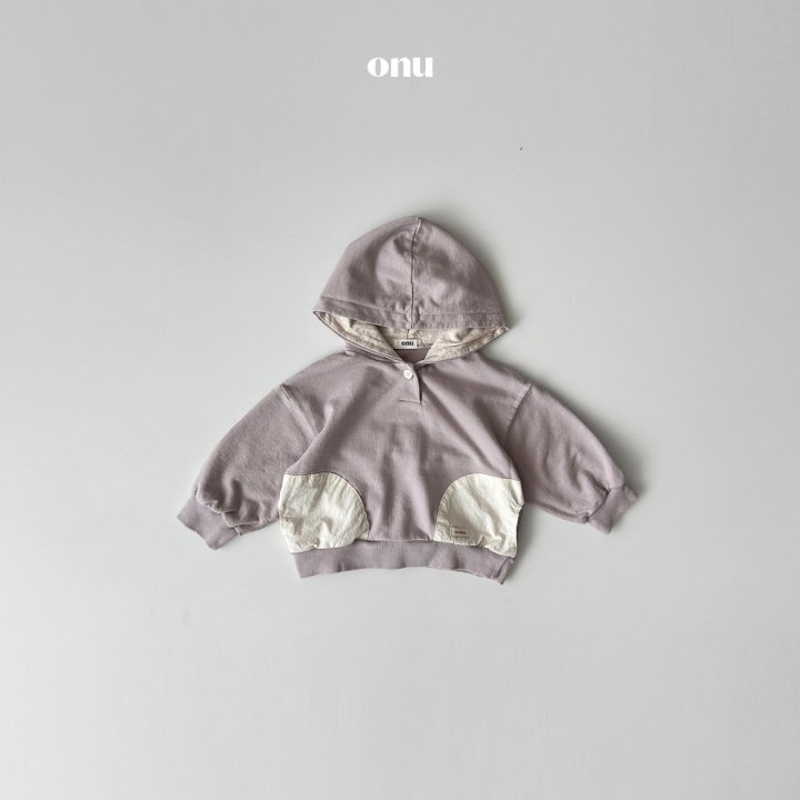 Onu - Korean Children Fashion - #kidsstore - Pocket Hoodie Sweatshirt - 3