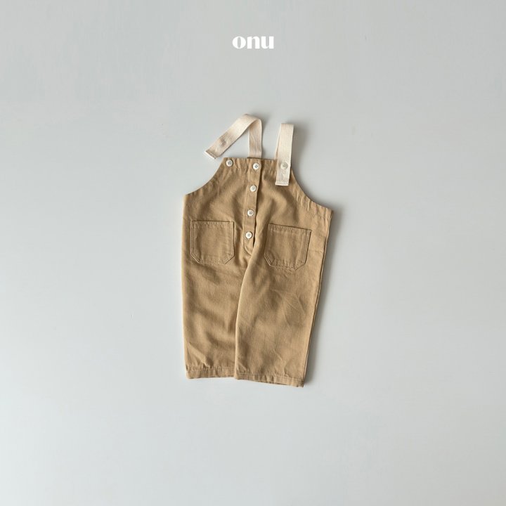 Onu - Korean Children Fashion - #kidsstore - Pocket Overalls - 2