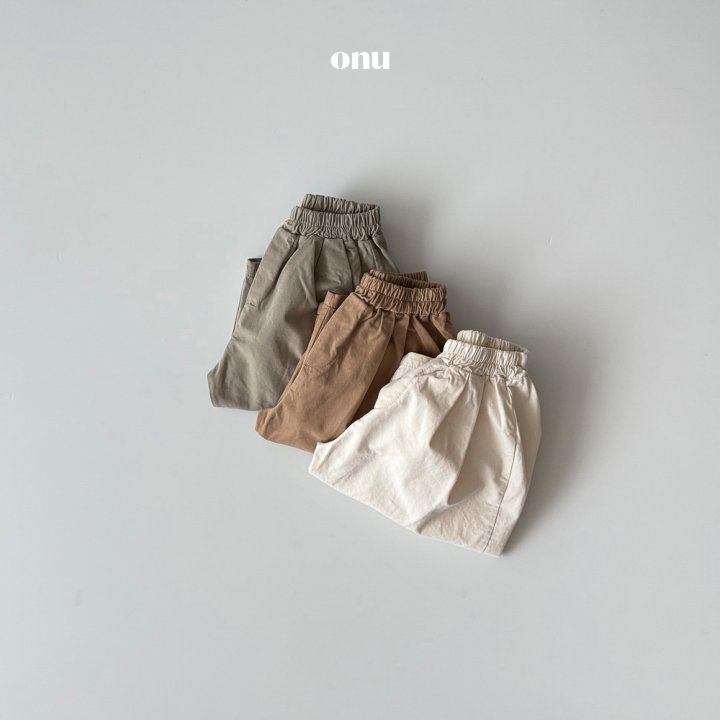 Onu - Korean Children Fashion - #kidsstore - Twill Pleated Pants - 6