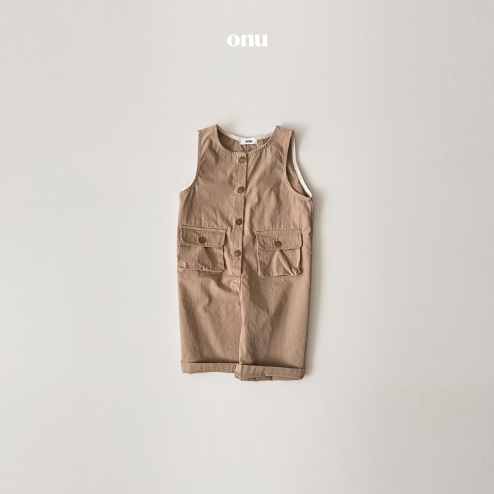 Onu - Korean Children Fashion - #kidzfashiontrend - Wide Overalls - 2