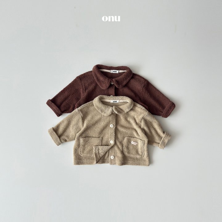 Onu - Korean Children Fashion - #kidzfashiontrend - Collar Cardigan