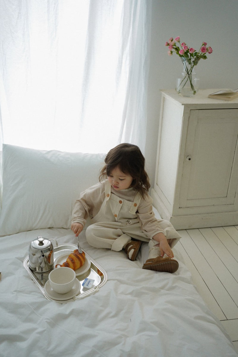 Onu - Korean Children Fashion - #kidzfashiontrend - Stripe Binding Tee - 10