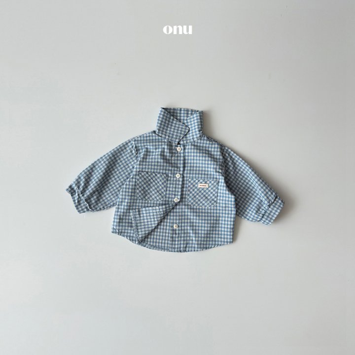 Onu - Korean Children Fashion - #littlefashionista - Check Shirt - 2
