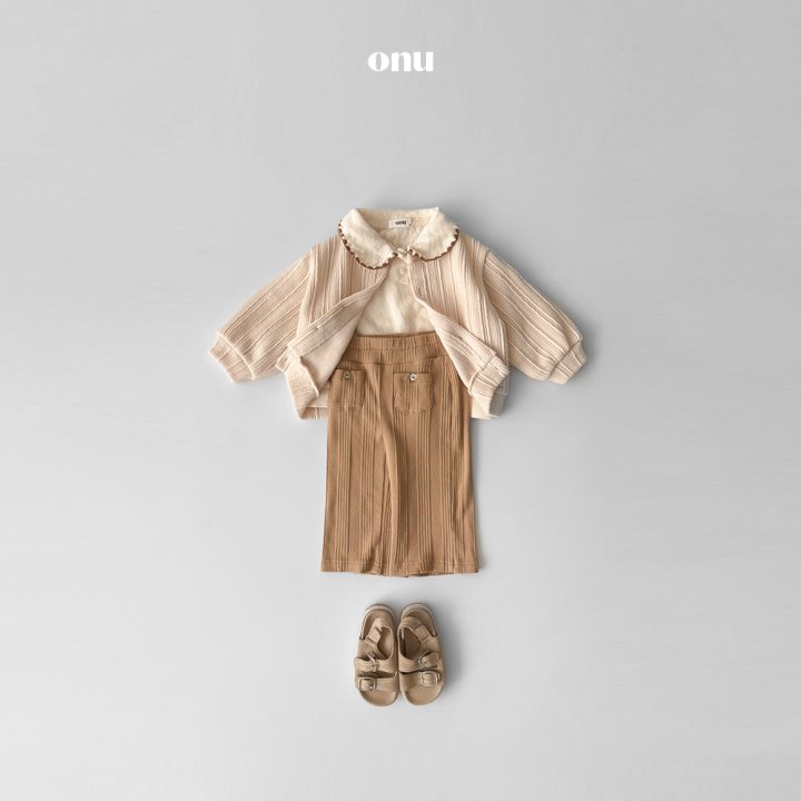 Onu - Korean Children Fashion - #littlefashionista - Cheese Ribbed Pants - 7