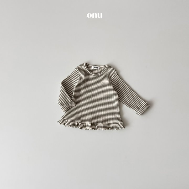 Onu - Korean Children Fashion - #littlefashionista - Frill Tee - 2
