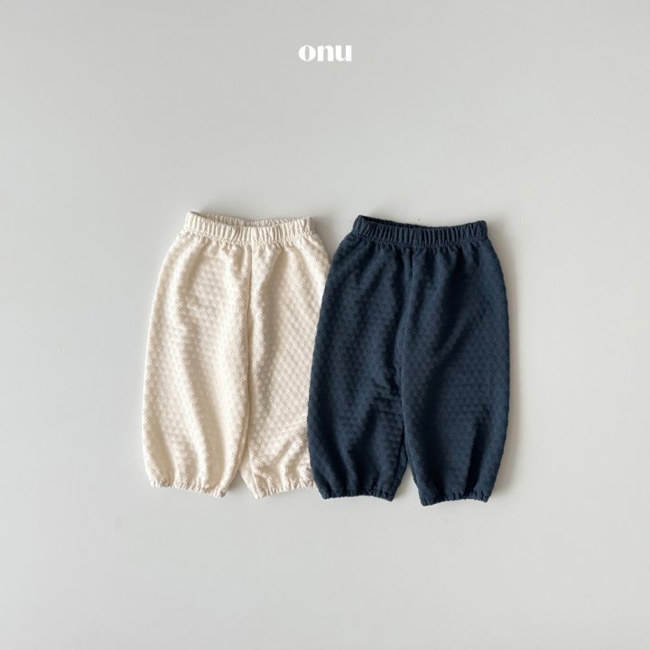Onu - Korean Children Fashion - #littlefashionista - Jacquard Traditional Pants