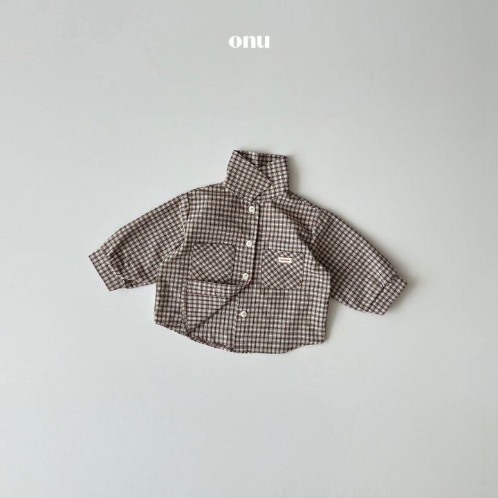 Onu - Korean Children Fashion - #magicofchildhood - Check Shirt - 3