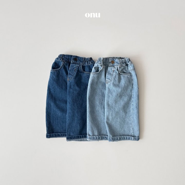 Onu - Korean Children Fashion - #magicofchildhood - Roll Up Jeans