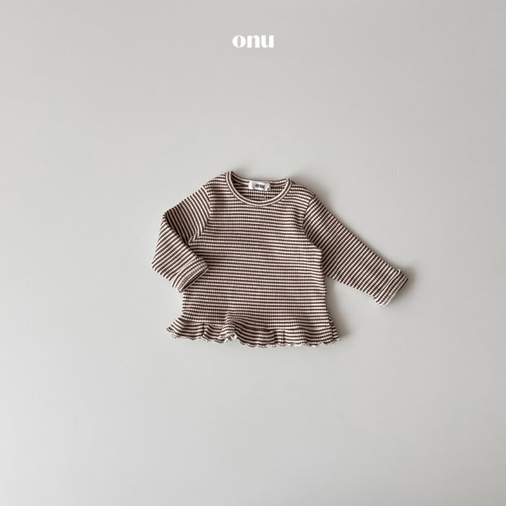 Onu - Korean Children Fashion - #magicofchildhood - Frill Tee - 3