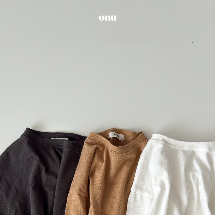 Onu - Korean Children Fashion - #magicofchildhood - Slub Ribbed Tee - 5