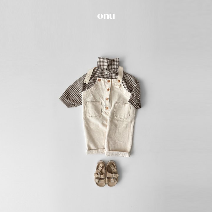 Onu - Korean Children Fashion - #minifashionista - Pocket Overalls - 7