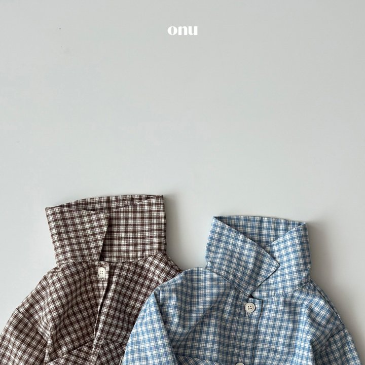 Onu - Korean Children Fashion - #magicofchildhood - Check Shirt - 4