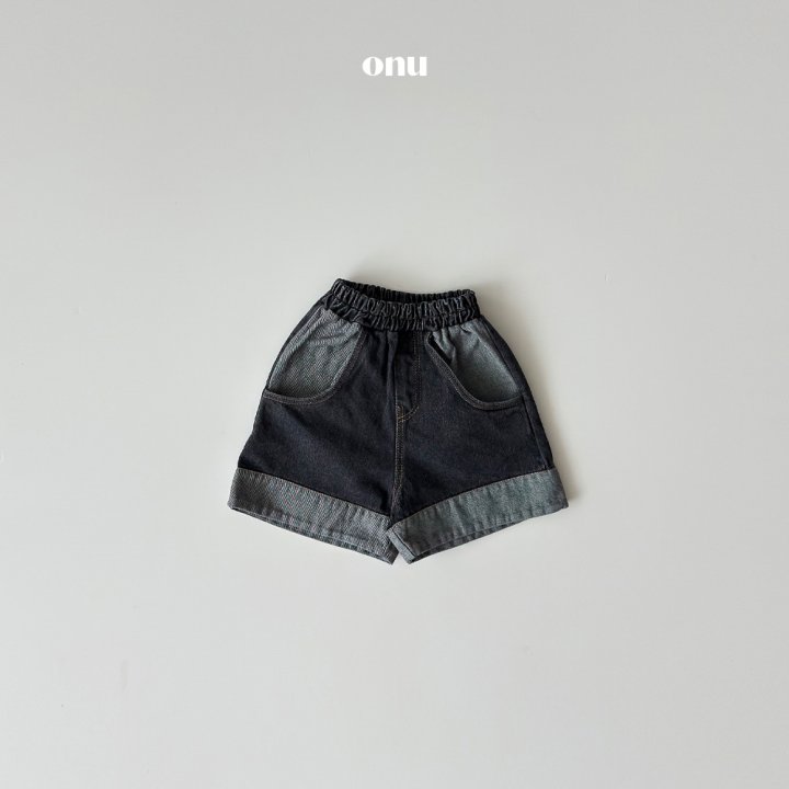 Onu - Korean Children Fashion - #minifashionista - Pocket Denim Pants - 3