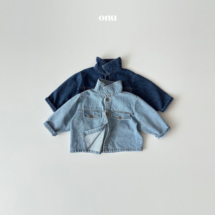 Onu - Korean Children Fashion - #minifashionista - Denim Jacket