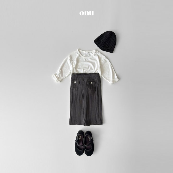 Onu - Korean Children Fashion - #minifashionista - Cheese Ribbed Pants - 9