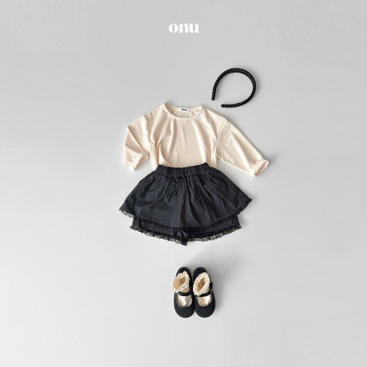 Onu - Korean Children Fashion - #minifashionista - Petite Lace Skirt - 7