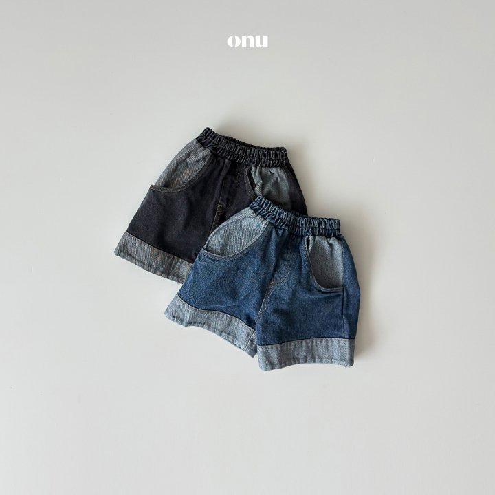 Onu - Korean Children Fashion - #minifashionista - Pocket Denim Pants - 4