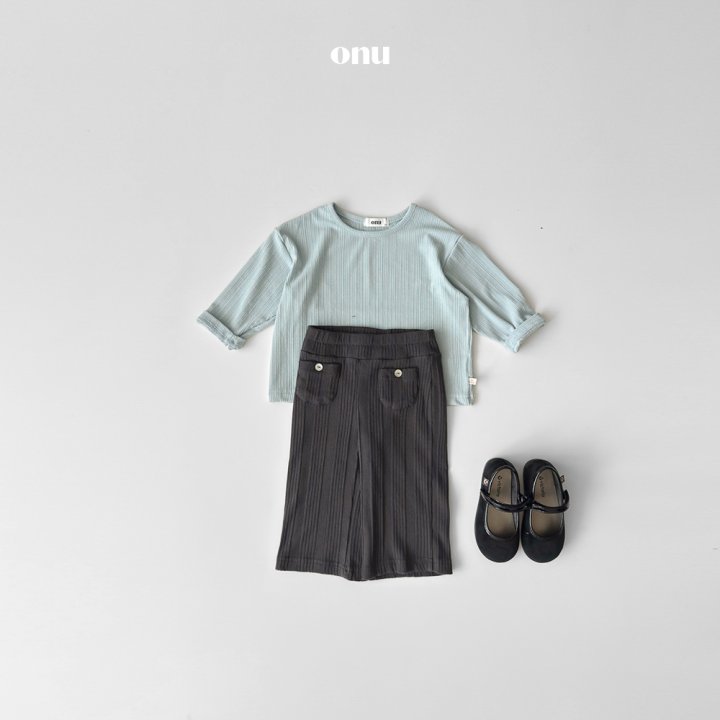 Onu - Korean Children Fashion - #prettylittlegirls - Cheese Ribbed Pants - 10