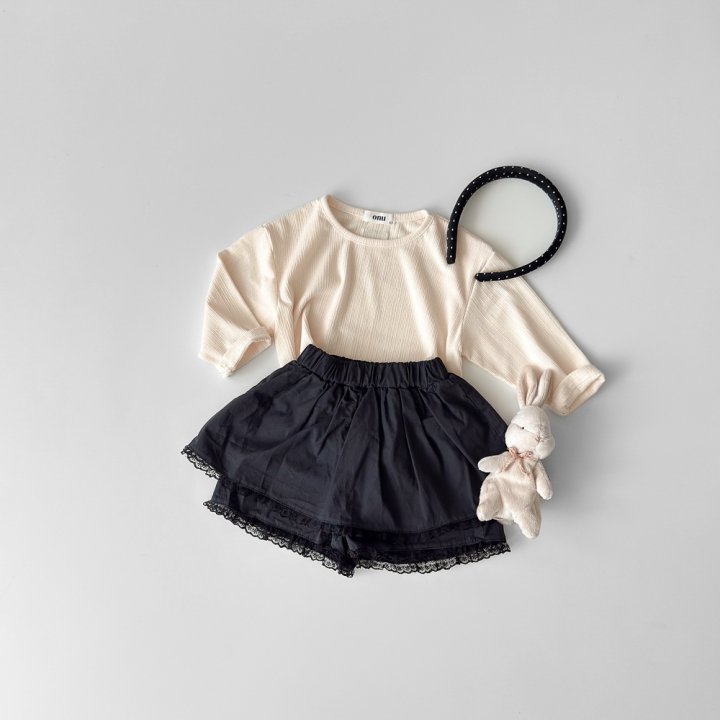 Onu - Korean Children Fashion - #prettylittlegirls - Petite Lace Skirt - 8