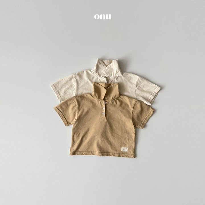 Onu - Korean Children Fashion - #prettylittlegirls - Piqué Collar Tee