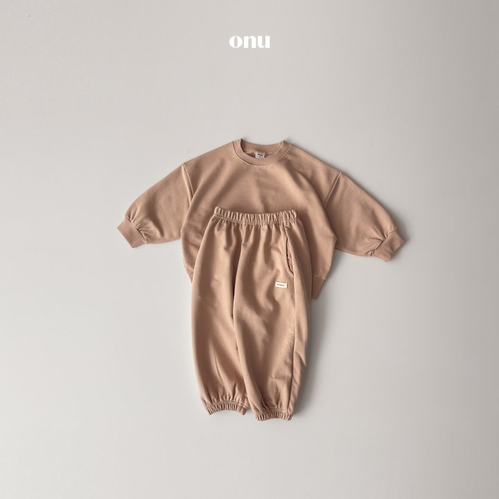 Onu - Korean Children Fashion - #minifashionista - Label Top Bottom Set - 4