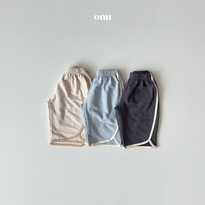 Onu - Korean Children Fashion - #prettylittlegirls - Binding French Terry Pants