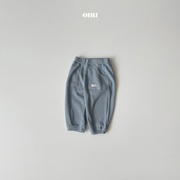 Onu - Korean Children Fashion - #stylishchildhood - Waffle Jogger Pants - 3