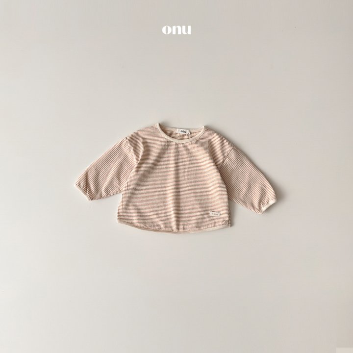 Onu - Korean Children Fashion - #stylishchildhood - Stripe Binding Tee - 2