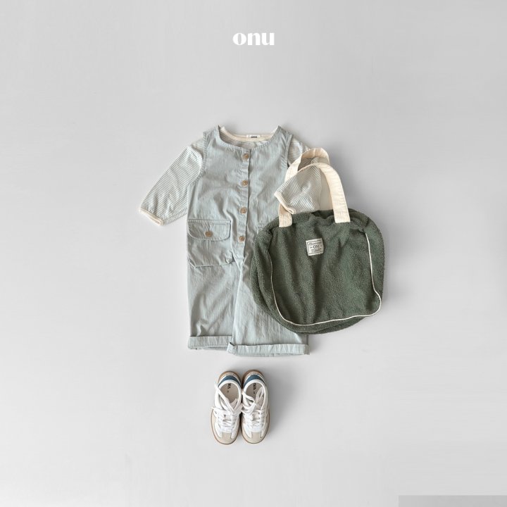 Onu - Korean Children Fashion - #todddlerfashion - Wide Overalls - 8