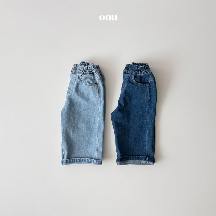 Onu - Korean Children Fashion - #prettylittlegirls - Roll Up Jeans - 4