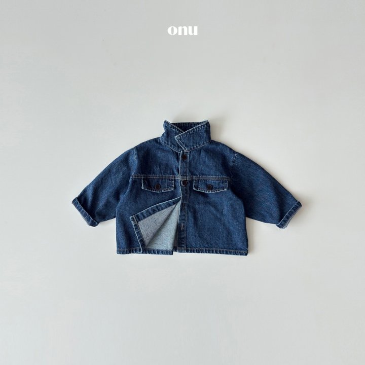 Onu - Korean Children Fashion - #todddlerfashion - Denim Jacket - 3