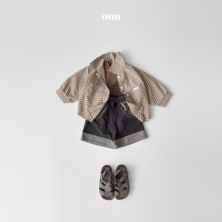 Onu - Korean Children Fashion - #toddlerclothing - Check Shirt - 7