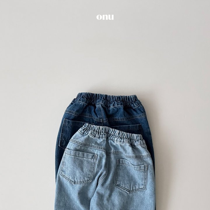 Onu - Korean Children Fashion - #toddlerclothing - Roll Up Jeans - 5