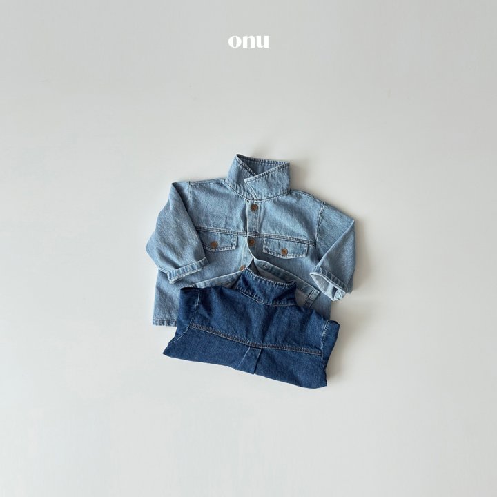 Onu - Korean Children Fashion - #todddlerfashion - Denim Jacket - 4