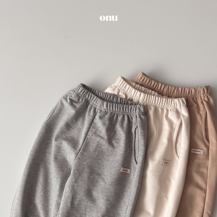 Onu - Korean Children Fashion - #toddlerclothing - Label Top Bottom Set - 6