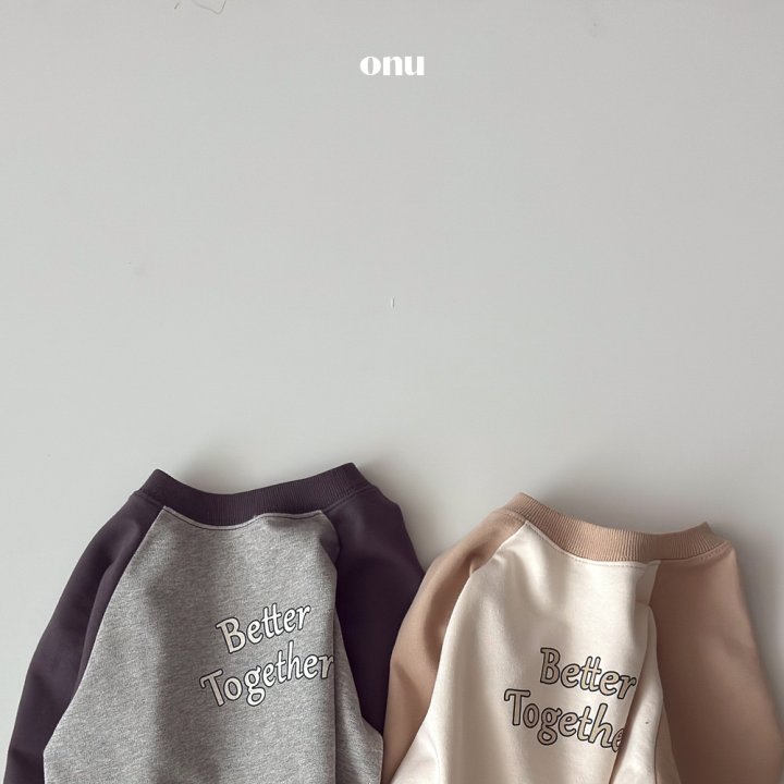 Onu - Korean Children Fashion - #todddlerfashion - Together Sweatshirt - 4