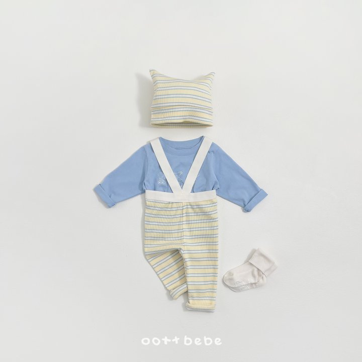 Oott Bebe - Korean Baby Fashion - #babyboutique - Seiotte Suspender Leggings (Bebe) - 2
