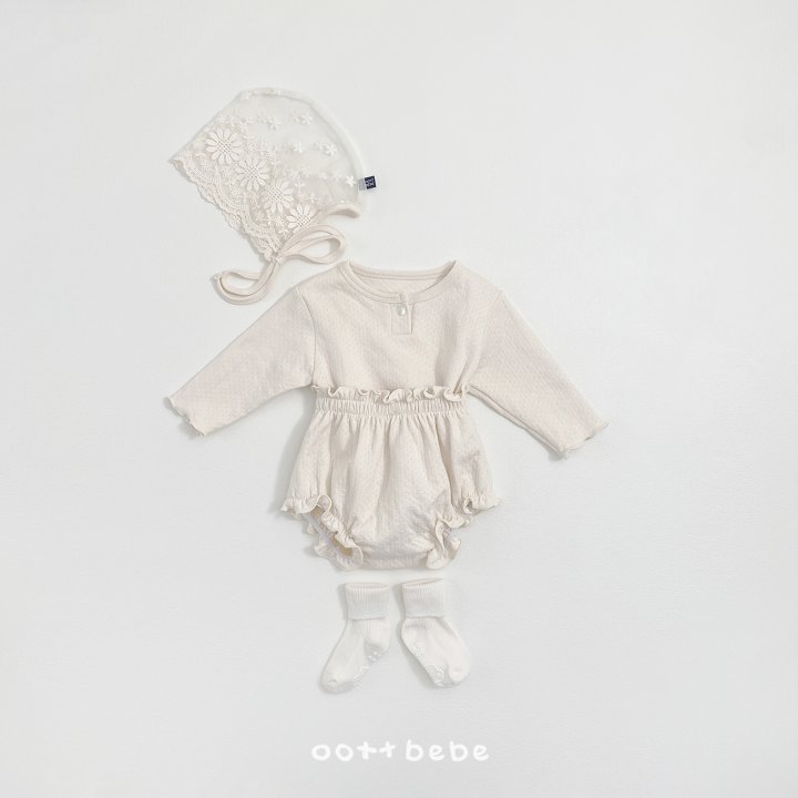 Oott Bebe - Korean Baby Fashion - #babyboutique - Cozy Bloomer Set - 9