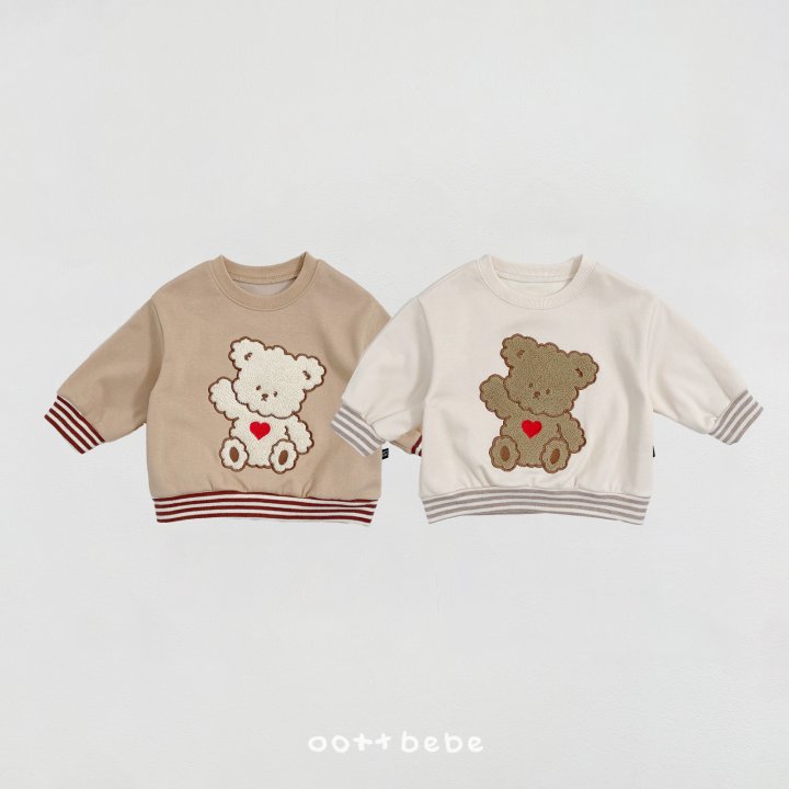 Oott Bebe - Korean Baby Fashion - #babyboutique - Mongle Otter Sweatshirt