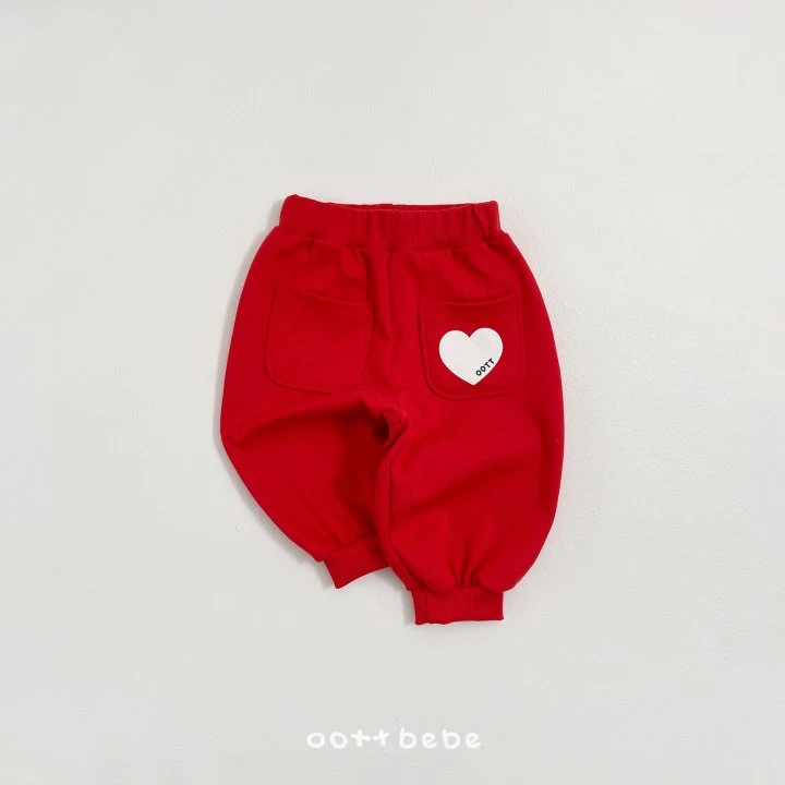 Oott Bebe - Korean Baby Fashion - #babyboutique - Heart Pocket Pants - 7