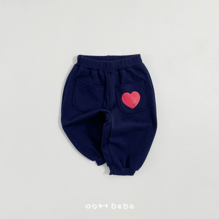 Oott Bebe - Korean Baby Fashion - #babyboutique - Heart Pocket Pants - 8
