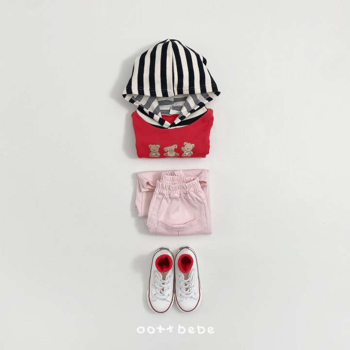 Oott Bebe - Korean Baby Fashion - #babyboutiqueclothing - Three Bears Hoodie Sweatshirt - 8