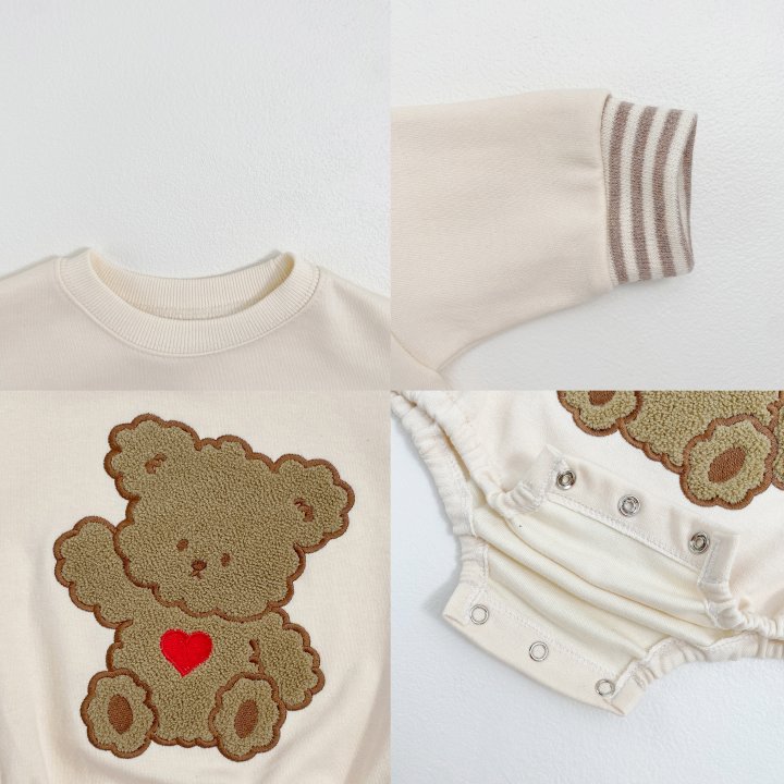 Oott Bebe - Korean Baby Fashion - #babyboutique - Mongle Otter Suit - 4
