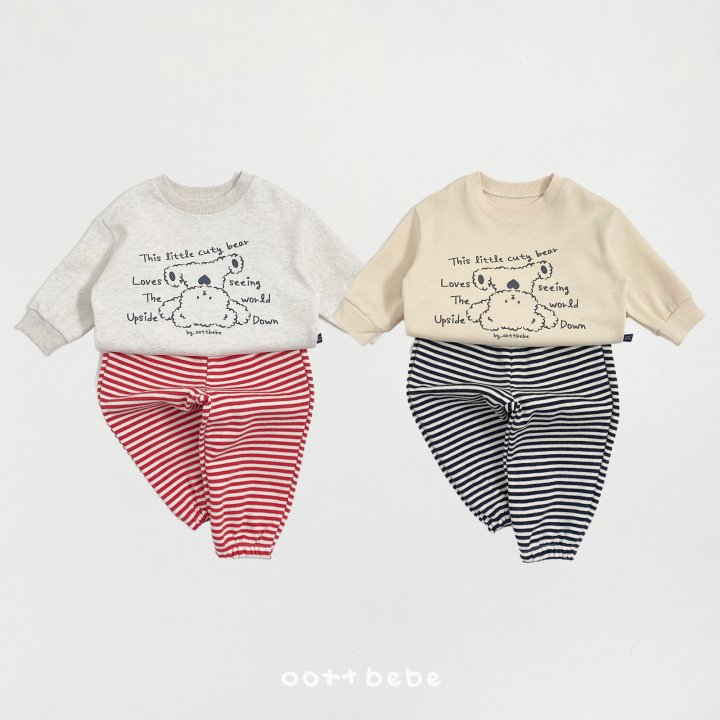 Oott Bebe - Korean Baby Fashion - #babyboutiqueclothing - Peekaboo Set
