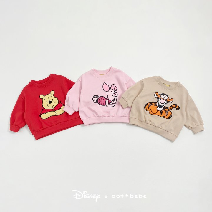 Oott Bebe - Korean Baby Fashion - #babyboutiqueclothing - Pooh Friends Sweatshirt Tigger - 10