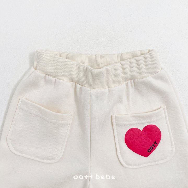 Oott Bebe - Korean Baby Fashion - #babyboutiqueclothing - Heart Pocket Pants - 9