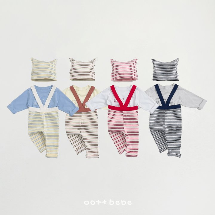 Oott Bebe - Korean Baby Fashion - #babyboutiqueclothing - Say Oott Tee Set (Baby)
