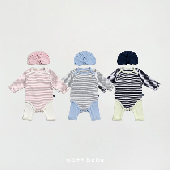 Oott Bebe - Korean Baby Fashion - #babyclothing - Coco Stripe Suit