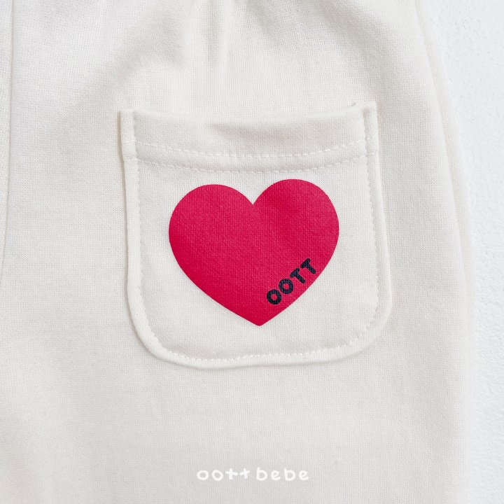 Oott Bebe - Korean Baby Fashion - #babyclothing - Heart Pocket Pants - 10