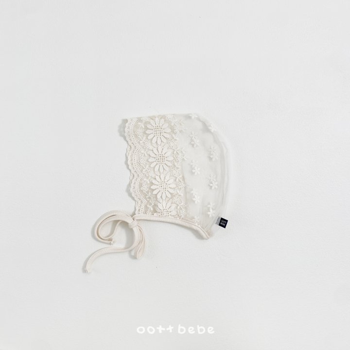 Oott Bebe - Korean Baby Fashion - #babyfashion - Lace Bonnet - 2